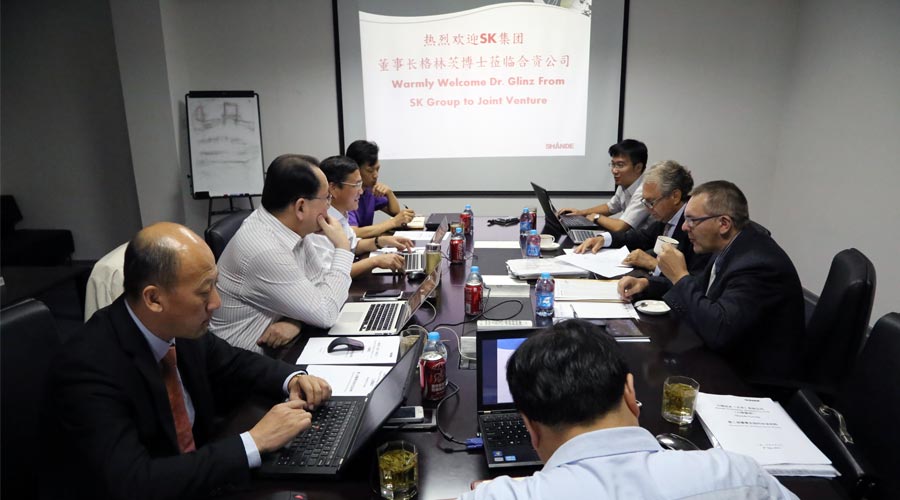 德国SK集团董事长到访天博