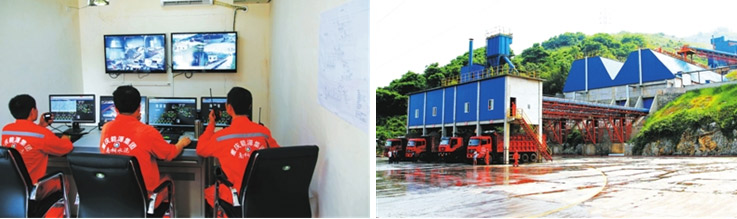 天博客户建渝黔地区代表性环保砂石骨料生产基地