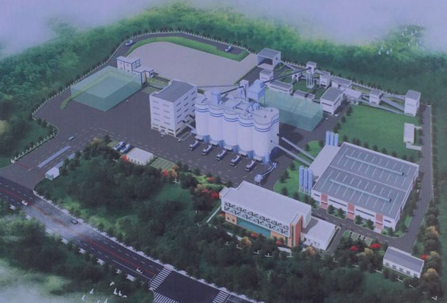 浙江副省长一行参观天博承建的金华建筑垃圾资源化项目现场