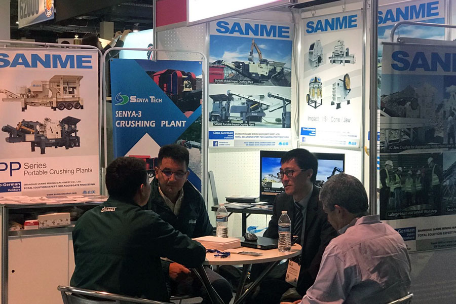 鵲ס߳ȥĽŲ첩ɷ̻е(CONEXPO-CON/AGG)չʾƷ